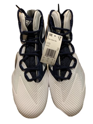 Nwob Adidas Freak Carbon Mid Top Football Cleats Mens Size 13 Lacrosse White/Blu 192611415769 | eBay