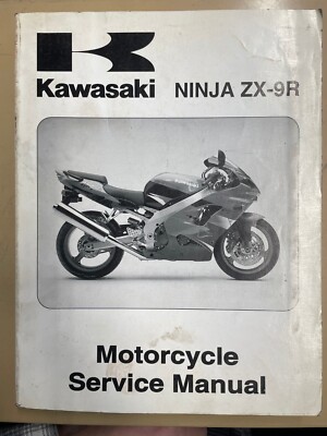 Genuine Kawasaki Service Manual '00 Ninja ZX-9R ZX900-E1 99924