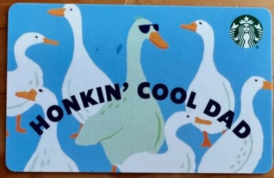 STARBUCKS CARD 2023 '' HONKIN' COOL DAD '' FATHER'S DAY~ GREAT PRICE ~ BRAND NEW