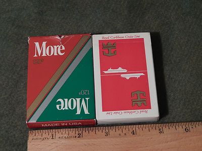 can you buy cigarettes on royal caribbean LOT of 2 Decks_MORE 120s Cigarettes + Royal Caribbean Cruise Line_PLAYING  CARDS