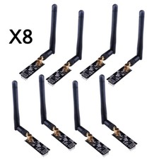 8Pcs For Arduino NRF24L01 PA LNA SMA Antenna 2.4ghz wireless transceiver USA