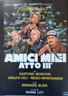 Advertising Advertising Italian Cutouts 1986 Film FRIENDS MY ACT 3 Ugo Tognazzi