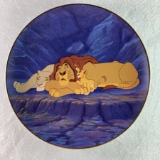 RISE AND SHINE Plate The Lion King #9 Walt Disney Movie Film Simba Mufasa Sarabi