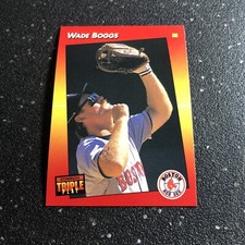 Wade Boggs 1992 Donruss Triple Play Baseball #211 MLB Boston Red Sox 3B