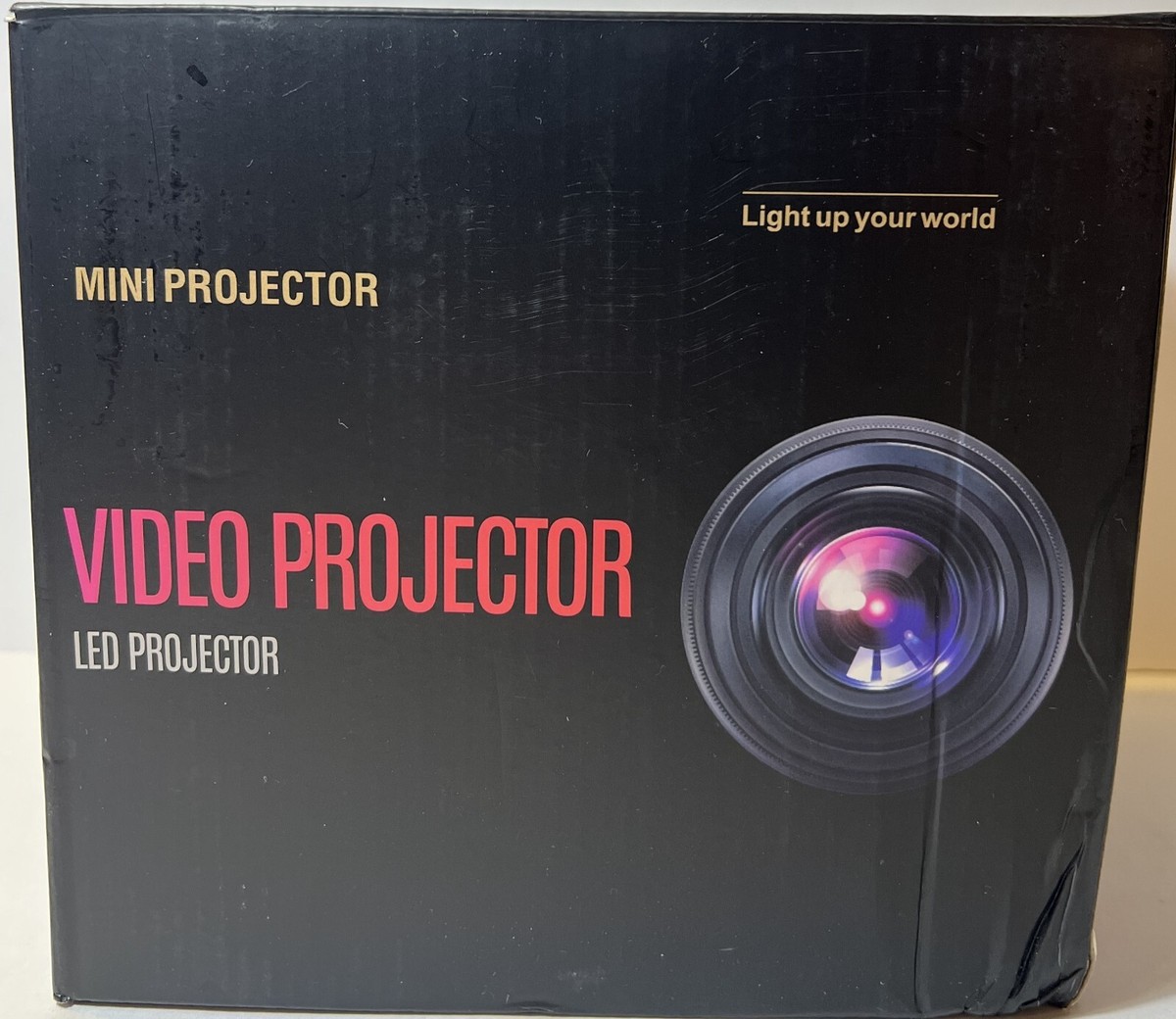2023 Portable Projector Sainyer LED Movie Media Mini HD 4K