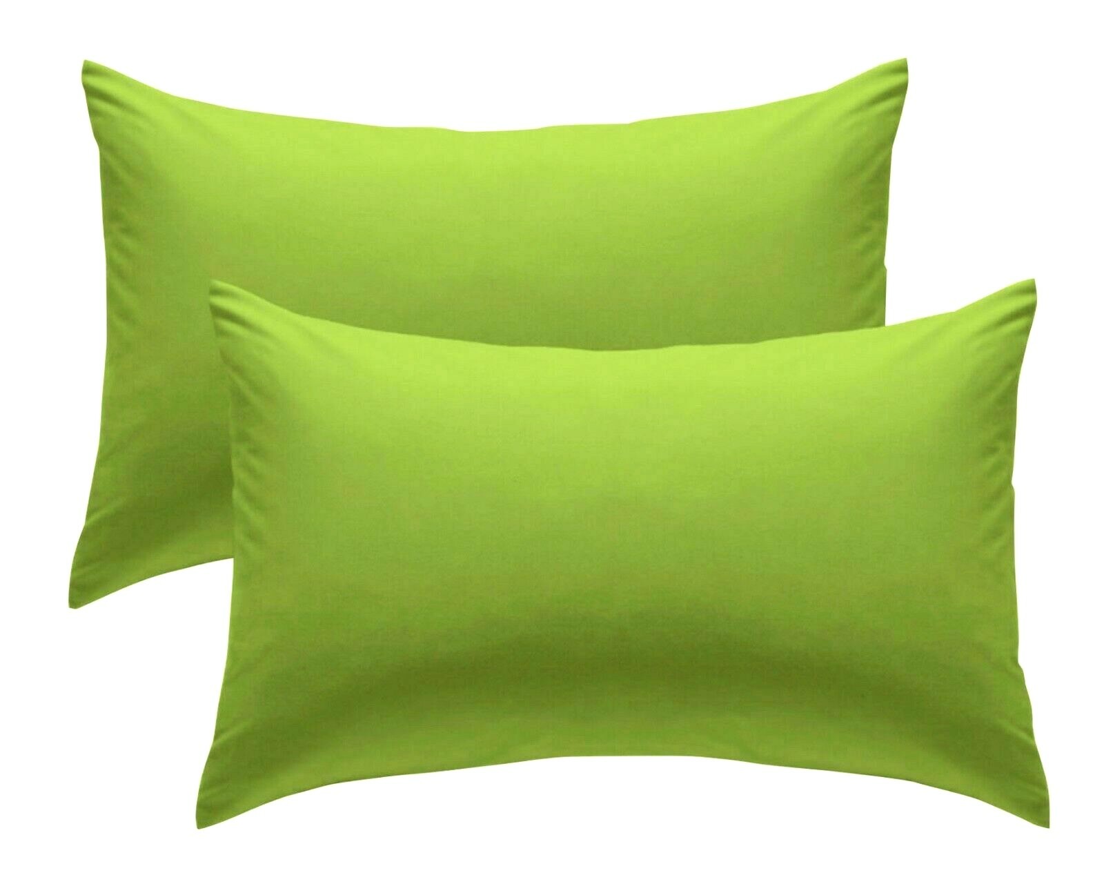 2 X Pillow Case Poly Cotton Housewife Pillow Cover Case Pair ALL SIZES