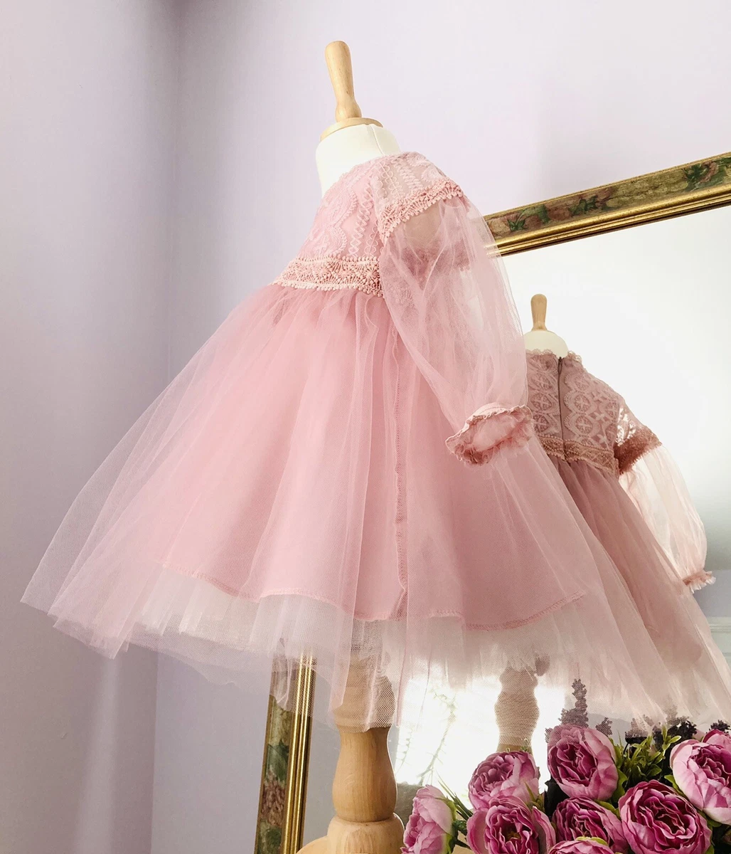 Dusky pink hotsell baby dress