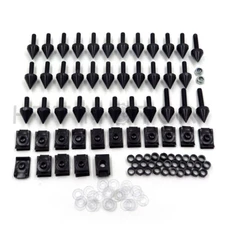 Aluminum Motorcycle Fairing Bolts Kit Screw For 2004-2006 Yamaha YZF R1 Black