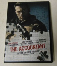 The Accountant DVD Ben Affleck Conspiracy Thriller