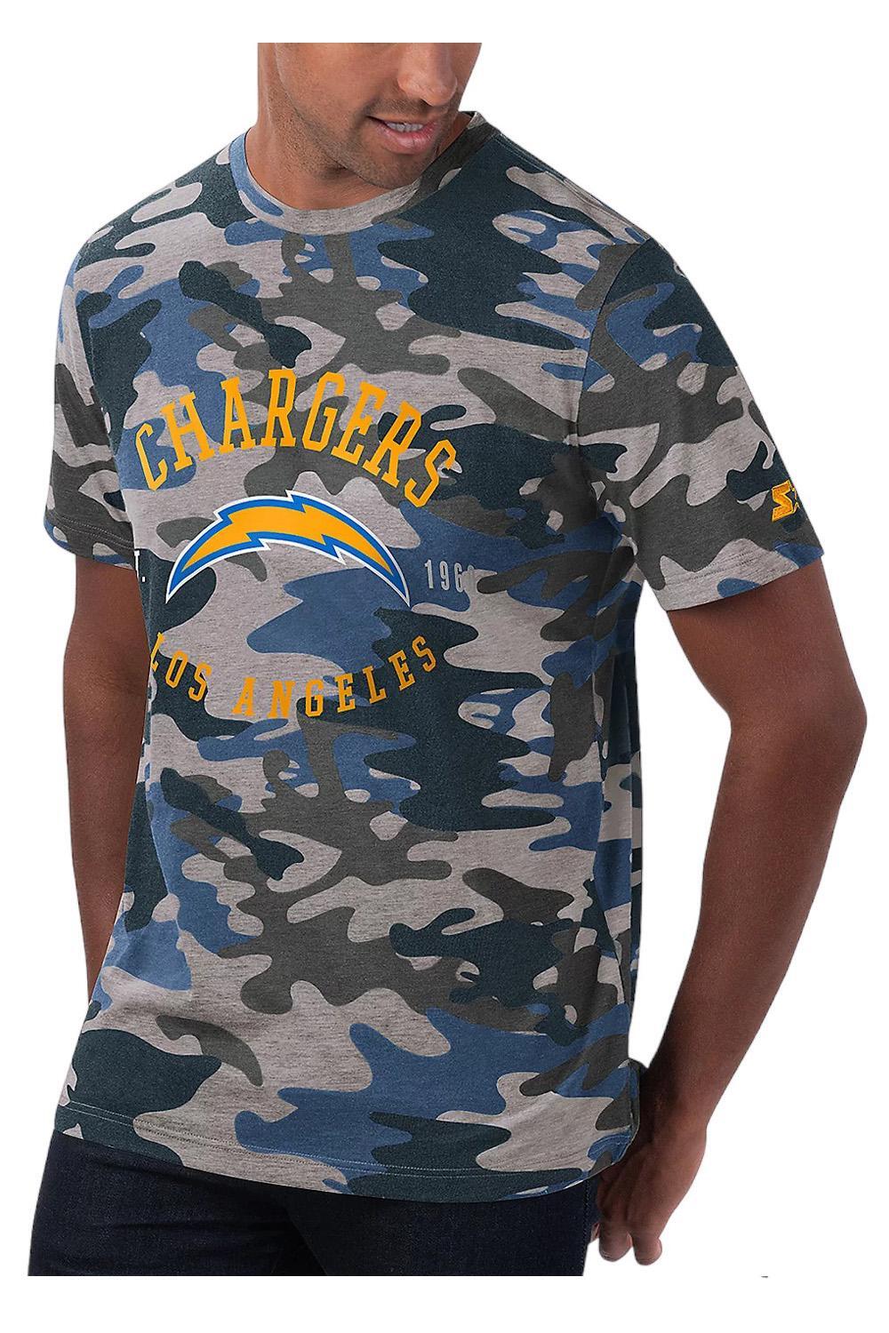NFL Dallas Mens Camo Crewneck T-Shirt Chargers 4090₽
