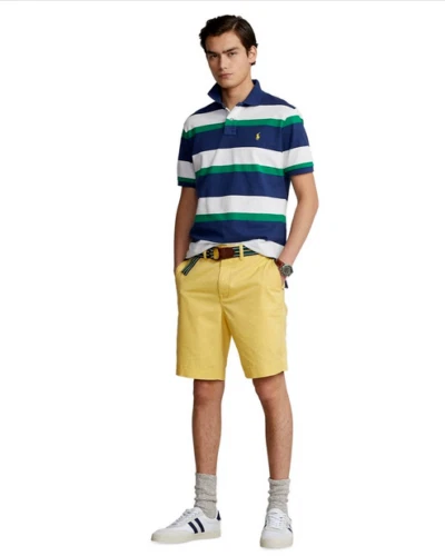 Polo Ralph Lauren 6" Stretch Straight Fit Twill Short, Yellow, Sz 38
