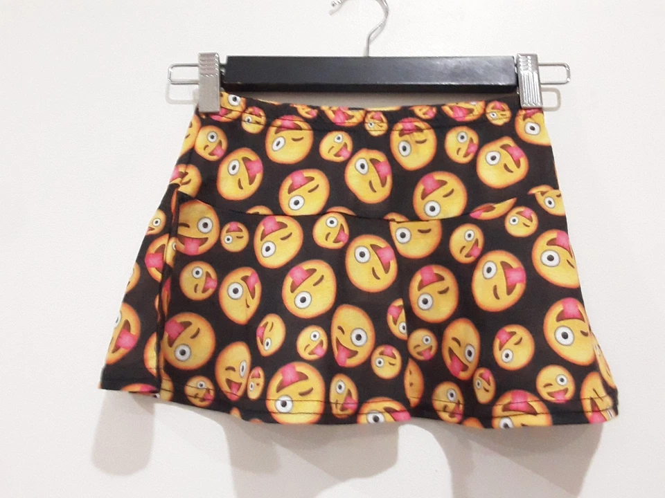 Emojie  Skirt Toddlers Girls  Size 5/6 Elastic Waist Stretch Colourful New Tag — 第 3/4 张图片