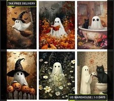 6 Pack Halloween Diamond Art Kits for Adults, Diamond Painting Kits 12x16in