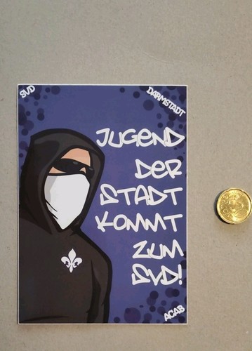 Ultras Aufkleber Adesivo Sticker SV Darmstadt Sammlung Auflösung 