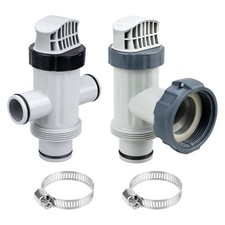 Pool Hose Plunger Valved Kit Filter Maintenance Water Control Above Ground Pool