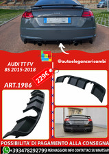 💕 ART.1986 Diffusor Audi Tt Fv 8S 2015-2018 Sline Look Rstt DTM Rau 💕