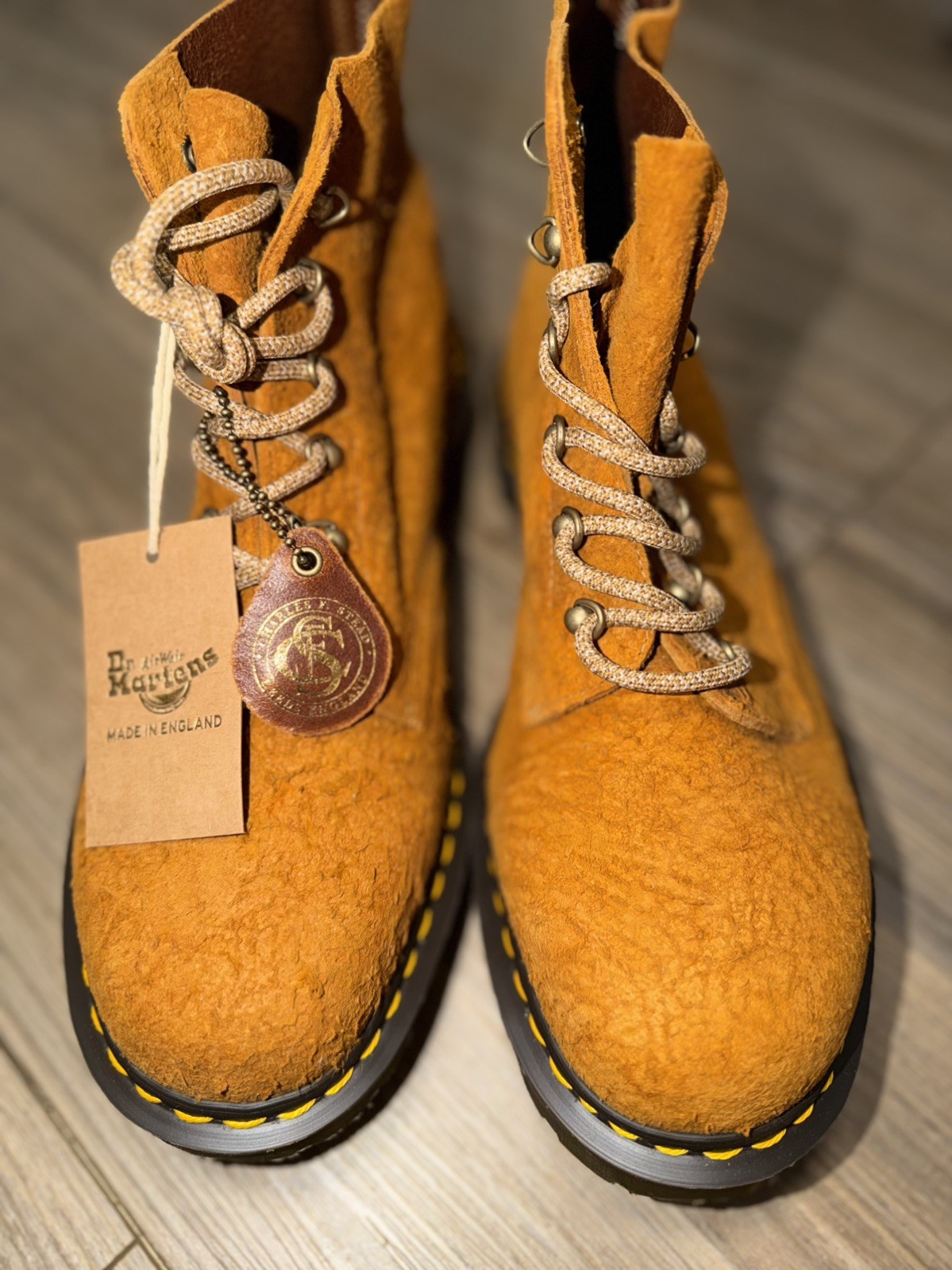 Dr.Martens 1460 Pascal Made In England Emboss Suede Men’s 14 NIB $300 Sold Out