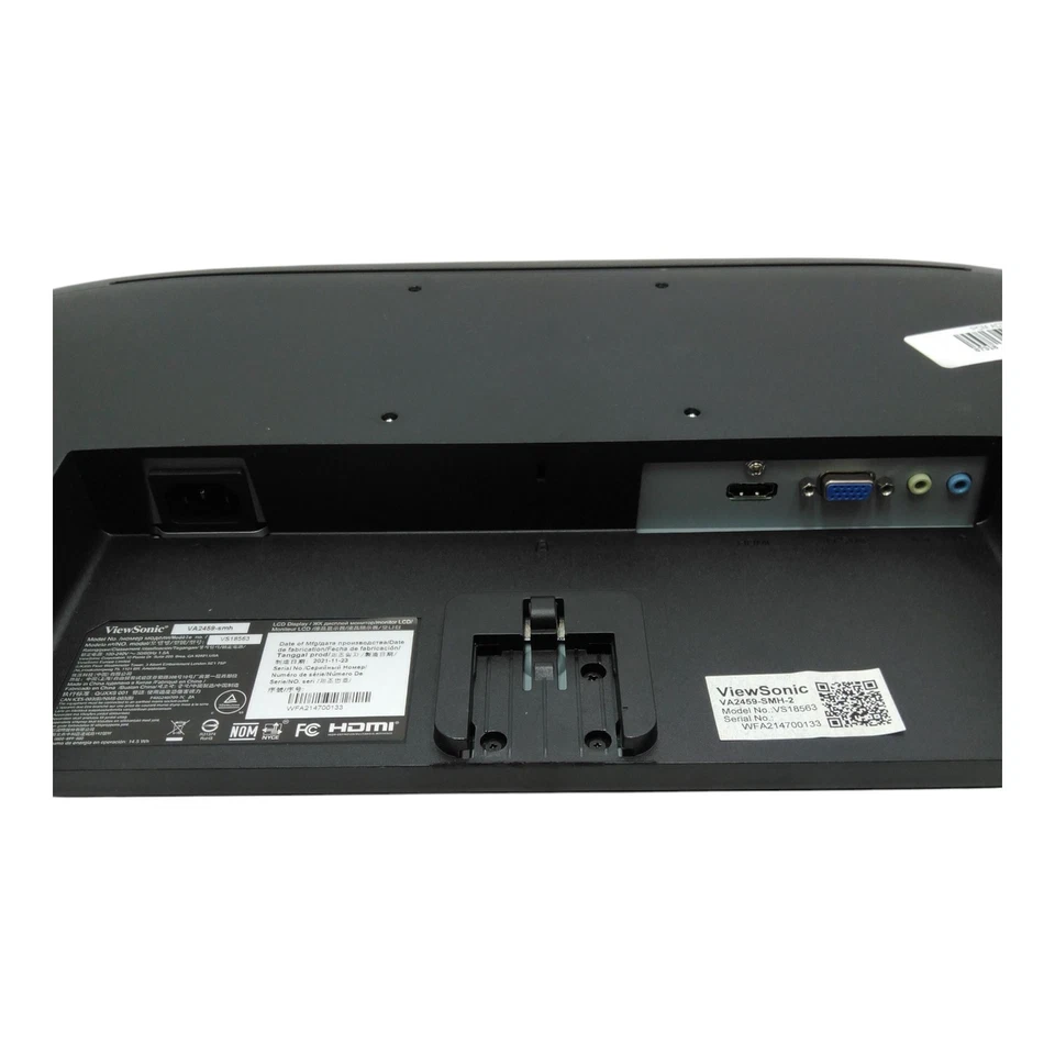 ViewSonic® VA2459-SMH 24" FHD LED Monitor *NO STAND* - Image 4 of 4