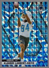 Keandre Lambert-Smith - 2025 Panini Mosaic Reactive Blue Mosaic Prizm #336 (RC)