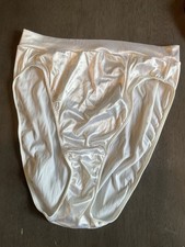 Y2k Vtg Victoria's Secret Second Skin Shiny Satin Bikini Brief Panties Medium