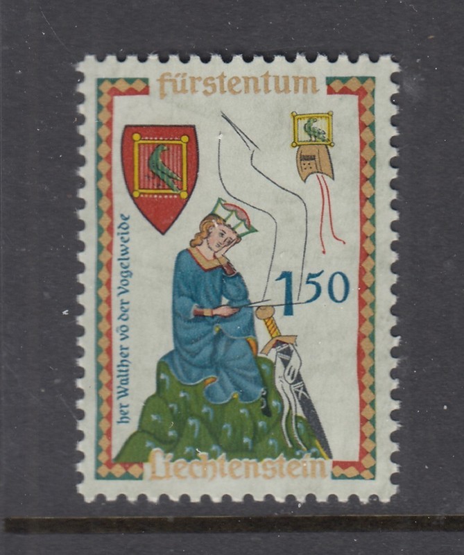 Liechtenstein #366 Medieval Art (Mint Never Hinged) cv$9.25
