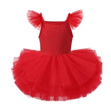 Dance Leotards Sleeveless Tulle Ballet Skirt Ballerina Birthday Party Decorat...