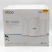 TP-Link Deco BE16000 Quad Band Multi Gig Mesh Wi-Fi 7 Router 3-Pack 