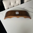Home Curved Sheesham Wood Wine Rack Holder 4 Bottle Countertop Storage — photo 5