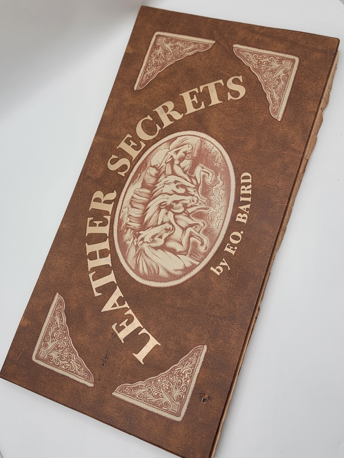 Rate Leather Secrets By F.O. Baird-Vintage 1976 Leather Crafte's
