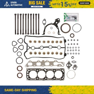 Full Gasket Set Head Bolts Fit 04-05 Chevrolet Aveo 1.6 98CID DOHC VIN 6