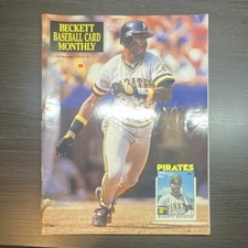 Beckett Baseball Card Monthly Issue 68 Nov 1990 Baseball Barry Bonds Pirates