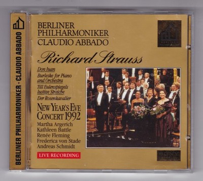 Berliner Philharmoniker Richard Strauss New Year's Eve 1992 CD MINT/NM LIVE !!