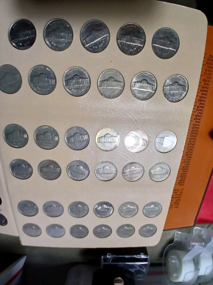 1938- 2016 JEFFERSON NICKEL COLLECTION COMPLETE WITH PROOFS. ( 213 PCS ). - Image 4 of 4