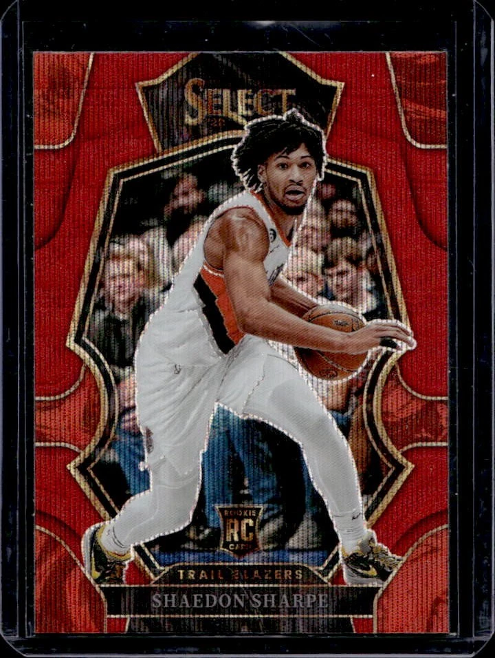 2022-23 Select Shaedon Sharpe RC Red Wave Prizm Rookie Premier #189