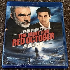 NEW! The Hunt for Red October Blu-Ray (1990) - FACTORY SEALED w/ FREE SHIPPING!