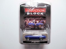AUCTION BLOCK BLUE 1969 CHEVROLET CHEVELLE SS CONVERTIBLE wRRs BY GREENLIGHT