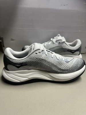 Hoka Rincon One One 4 Men s Running Shoes White With Black Lace Up Size 7D