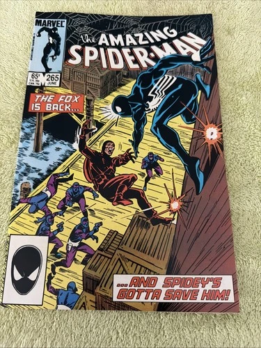 Marvel Comic The Amazing SPIDER-MAN #265 1st Appearance Silver Sable