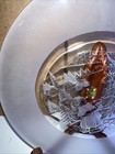 Mikasa Walther-Glas Christmas Story Frosted Glass Salad Dessert 9" Plate NIB NIP — photo 3