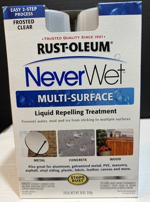 Rust-Oleum NeverWet Multi-Surface Liquid Repelling Treatment 18oz Frosted Clear