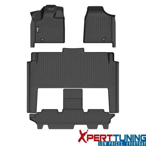 Fits 08-20 Dodge Grand Caravan 08-16 Town & Country 3D Floor Mats Carpets - TPE