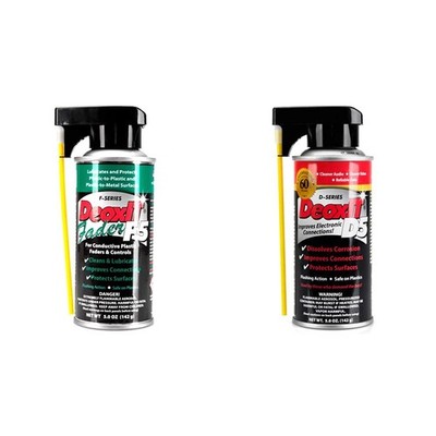 CAIG DeoxIT FaderLube Lubricant 5 oz. and Hosa D5S-6 5% Spray... 