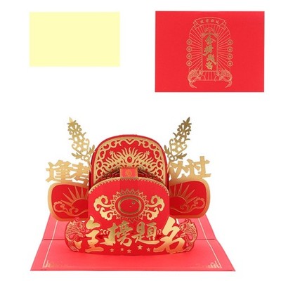 3D Poping up Graduation Greeting Cards Gift for Mom Wife Sister Boy Girl Friend
