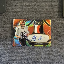 MIKE GESICKI - 2025 Panini Select Football Tie Dye Jersey Autograph #d/25 - Auto