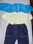 Vintage Cabbage Patch Kids/Doll Clothes - Blue Windbreaker Outfit (622)