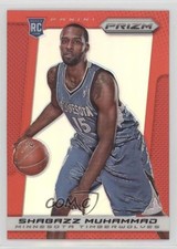 2013-14 Panini Prizm Target Red Prizm Shabazz Muhammad #261 0b9