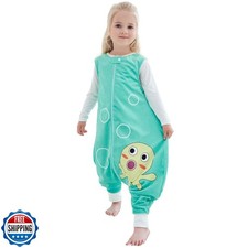 BETTERFUN Toddler Sleeping Sack with Feet 3-5T Baby Sleeveless Sleeping Bag f