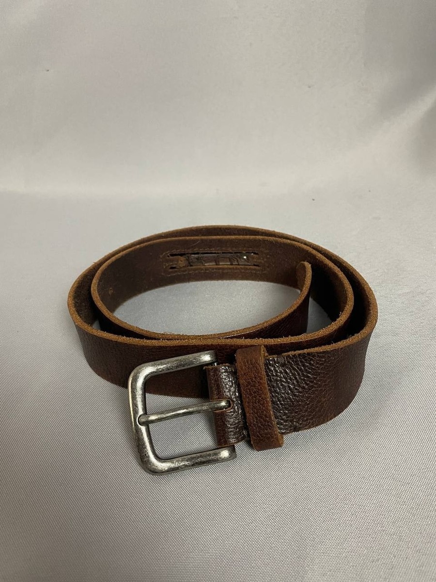 Diesel Mens Buckle Belt Brown Cow Leather Classic  display picture 3