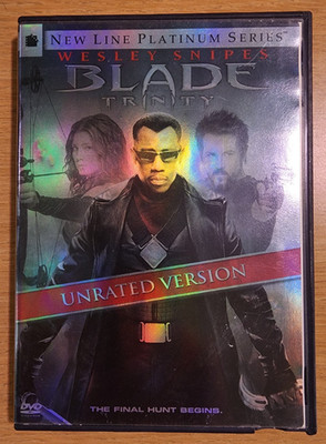 Blade: Trinity (DVD, 2005, 2-Disc Unrated Version, New Line Platinum Series)