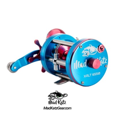 Mad Katz Xalt 6550 Kotton Kandy  Right Hand Fishing Reel  4.2:1